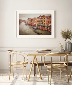 "View from the Rialto Bridge" | Italy Photography Print