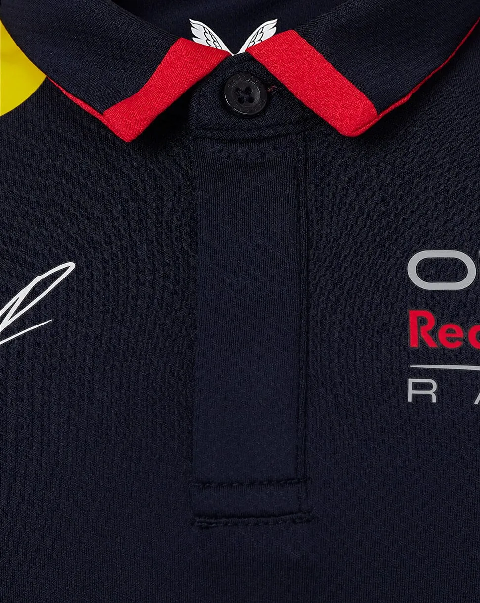 Red Bull Racing F1 Kid's 2024 Max Verstappen Team Polo Shirt- Youth Navy