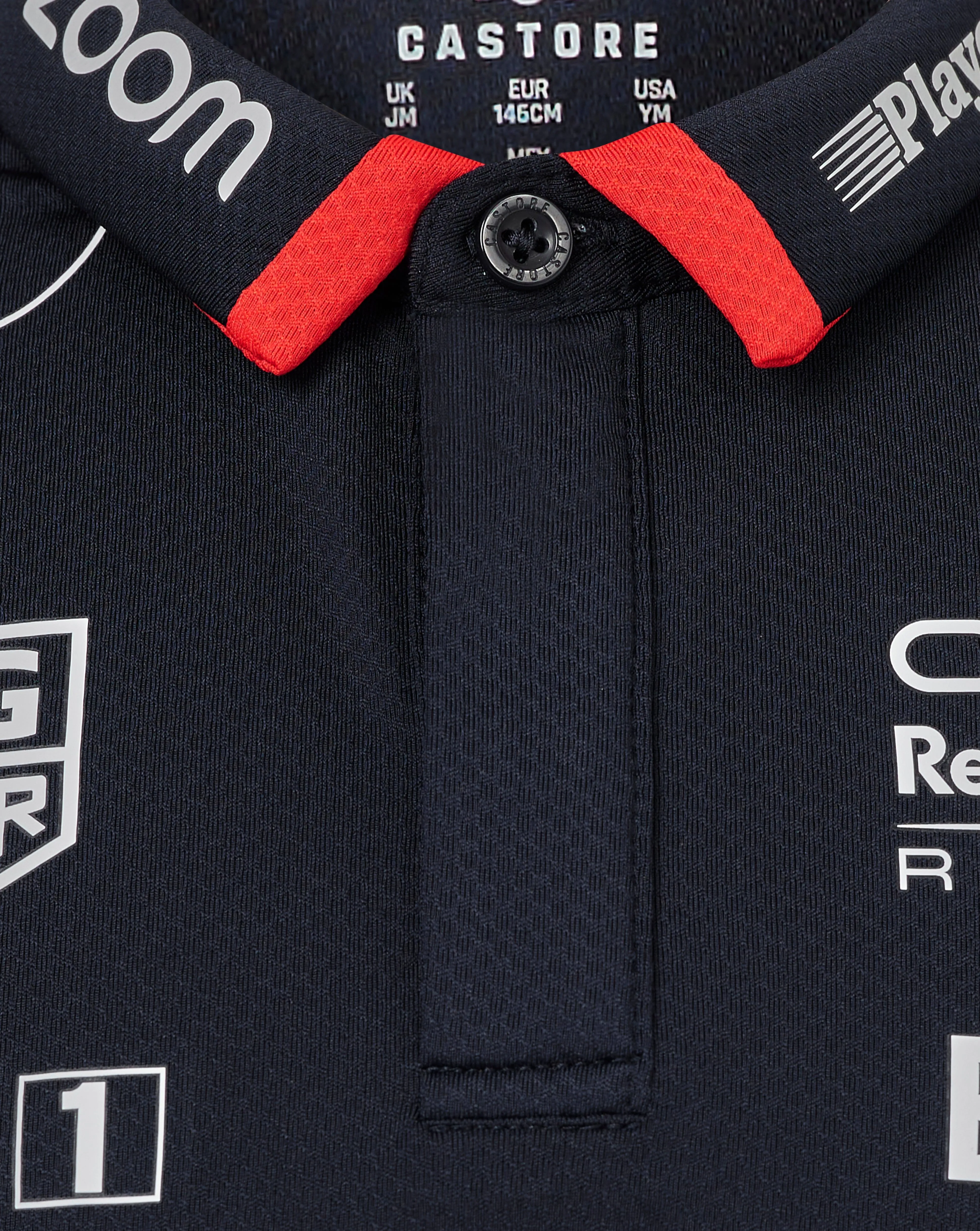 Red Bull Racing F1 Kids 2024 Special Edition America Race Team Polo Shirt- Youth Navy