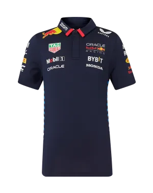 Red Bull Racing F1 Kid's 2024 Team Polo- Youth Navy