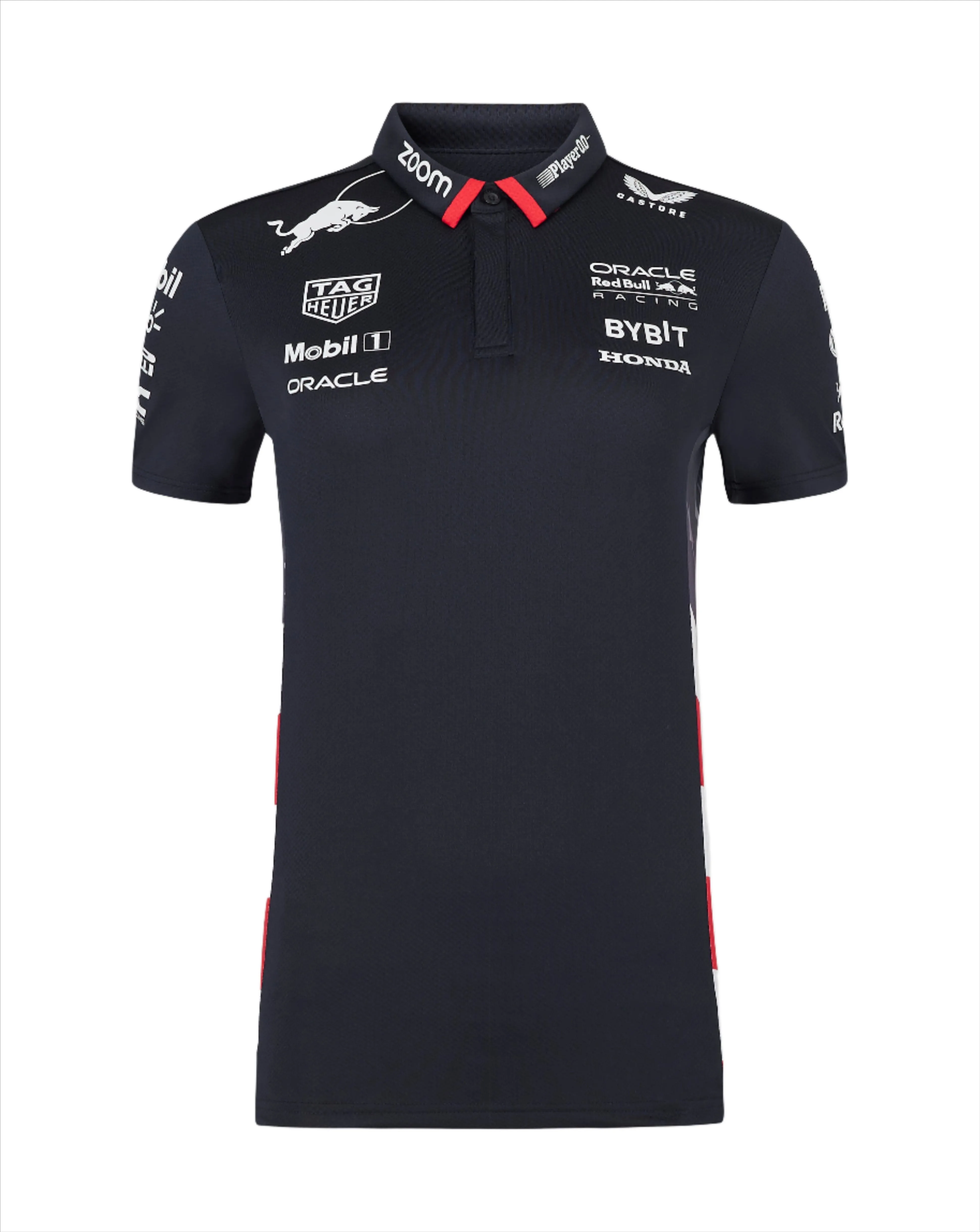 Red Bull Racing F1 Women's 2024 Special Edition America Race Team Polo Shirt- Navy