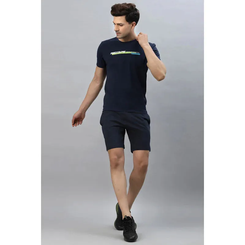 Red Tape Men Navy Activewear Shorts