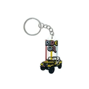 Ride On Acrylic Keychain