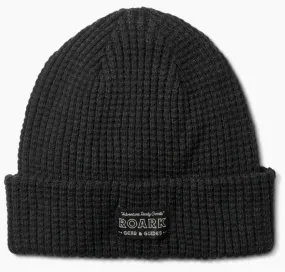 ROARK  -Waffle Beanie - BLACK