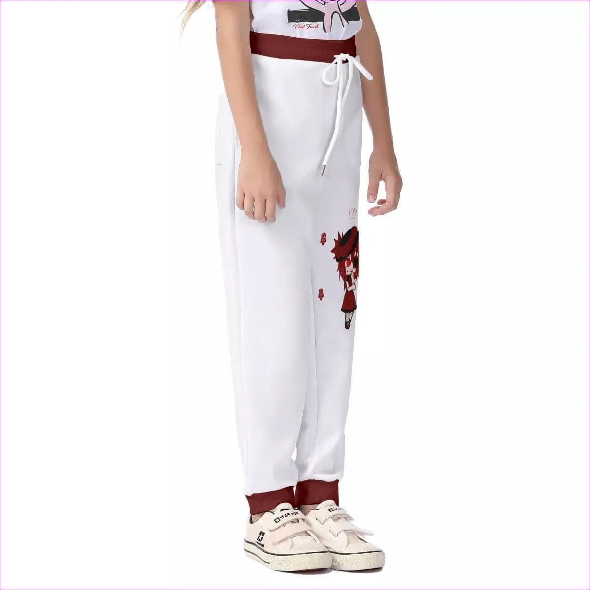 Roseline Red Kids Casual Pants