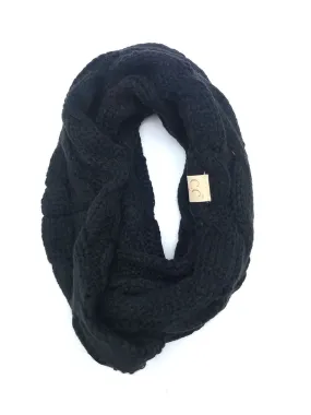 SF-800-KIDS BLACK INFINITY SCARF