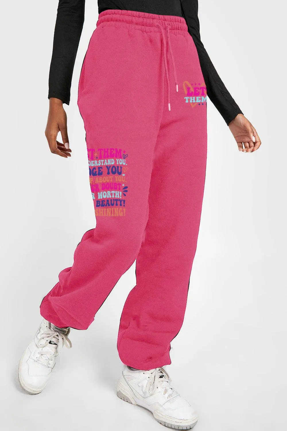 Simply Love Full Size Drawstring Graphic Sweatpants