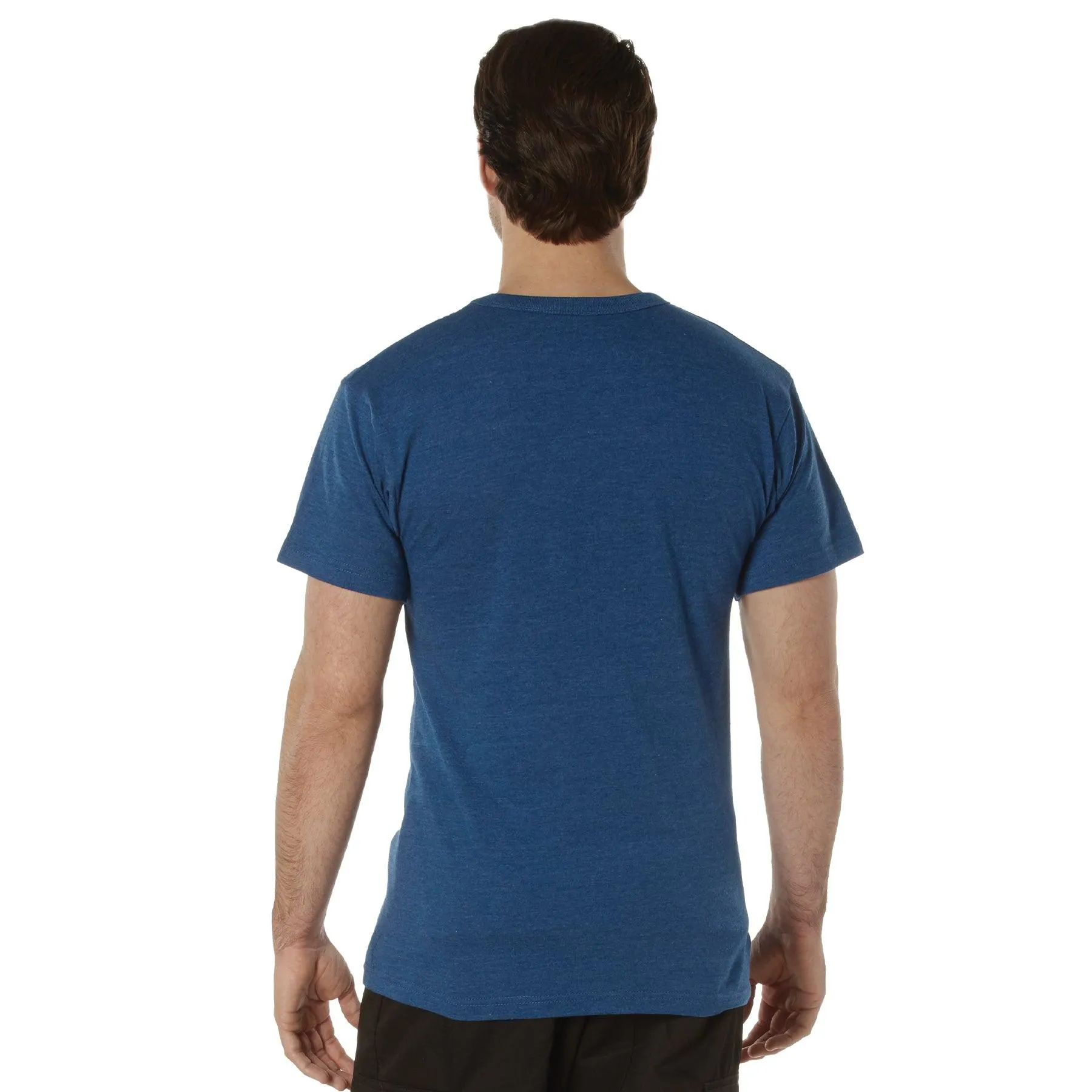 Solid Color T-Shirt with Cotton / Polyester Blend