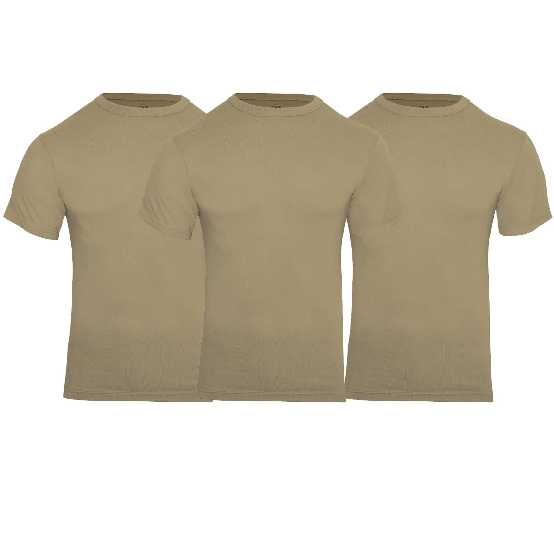 Solid Color T-Shirt with Cotton / Polyester Blend