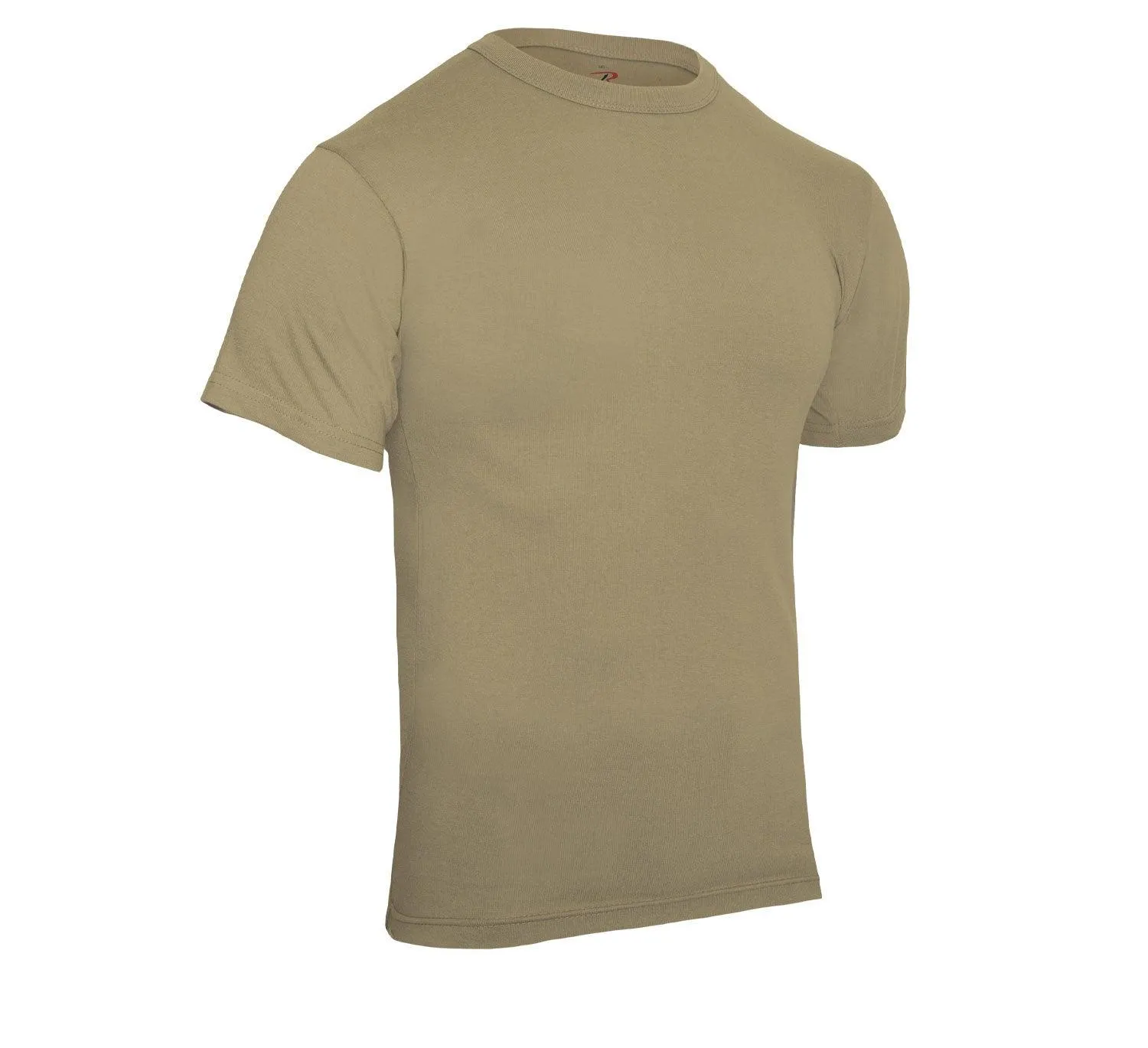 Solid Color T-Shirt with Cotton / Polyester Blend