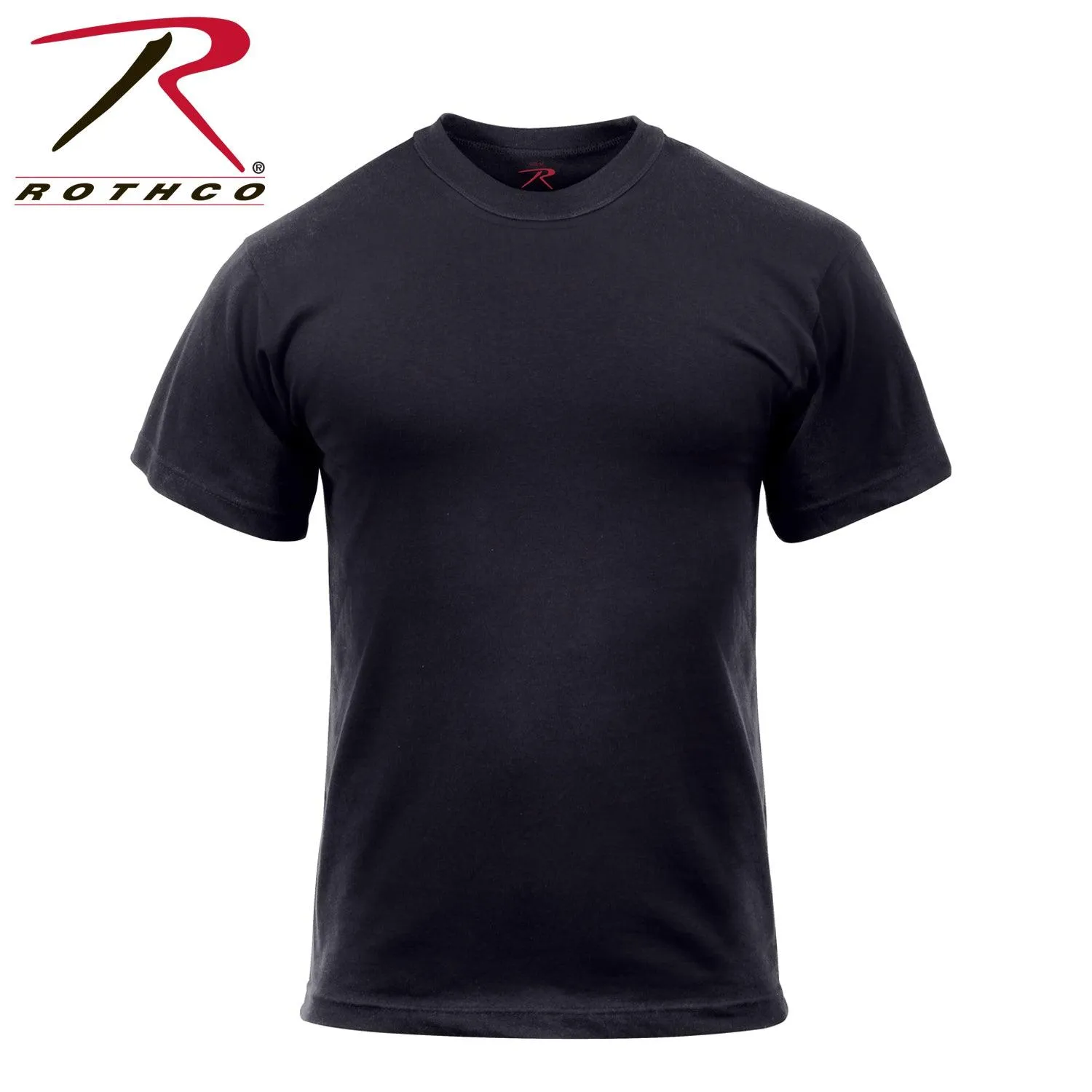 Solid Color T-Shirt with Cotton / Polyester Blend