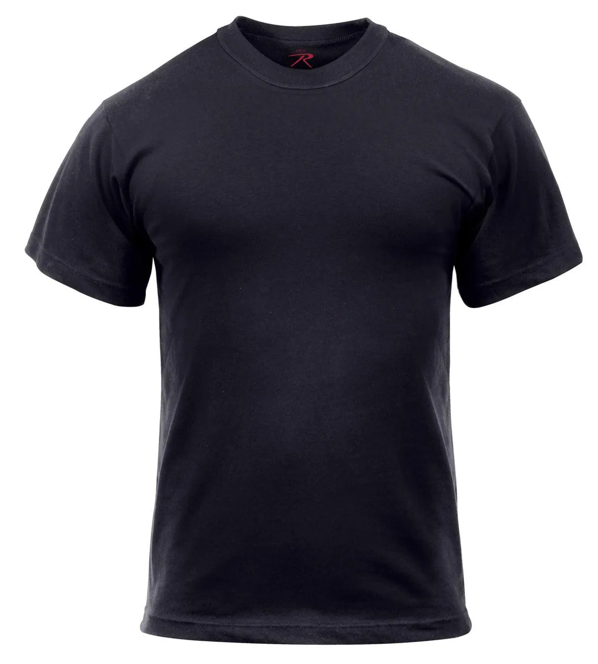 Solid Color T-Shirt with Cotton / Polyester Blend