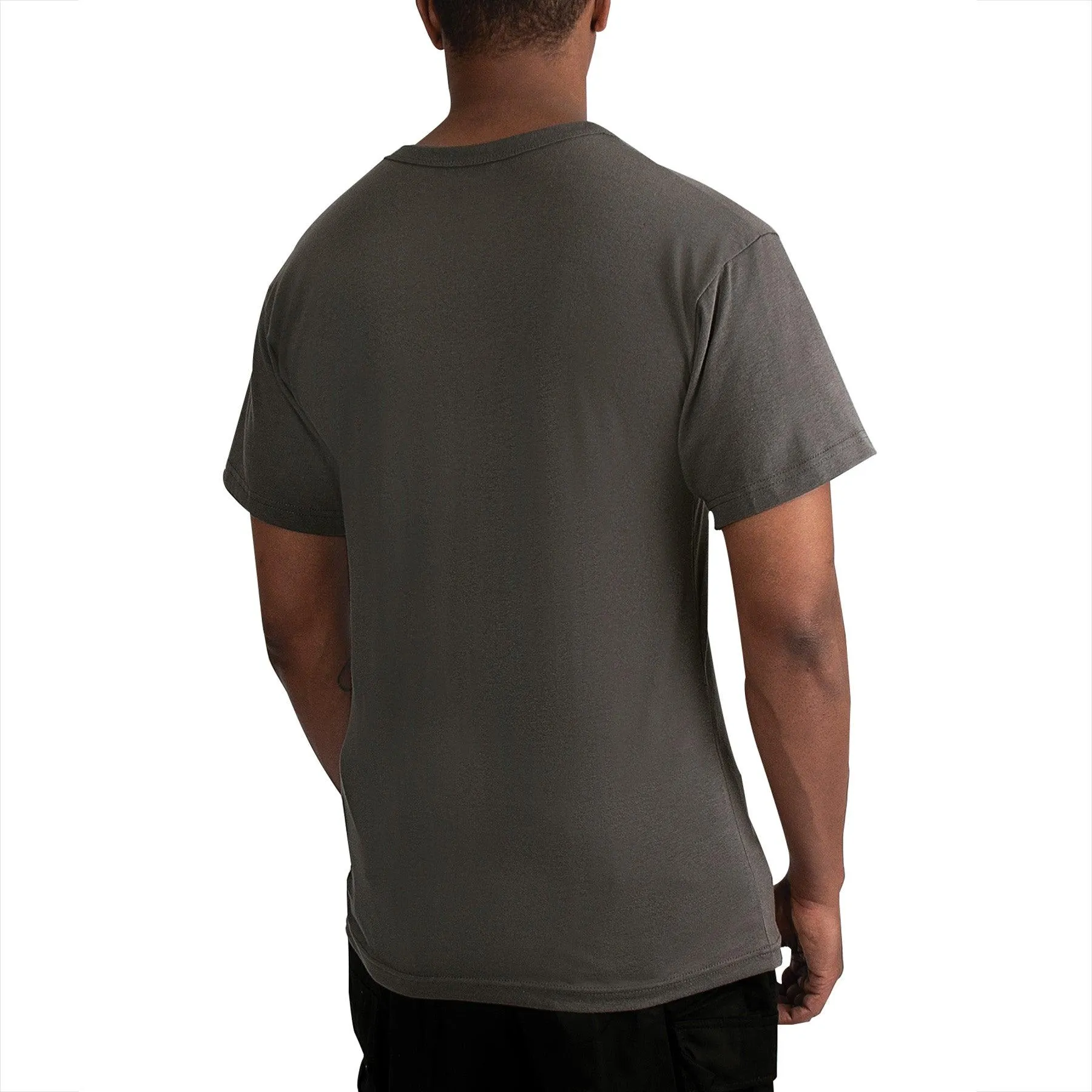 Solid Color T-Shirt with Cotton / Polyester Blend