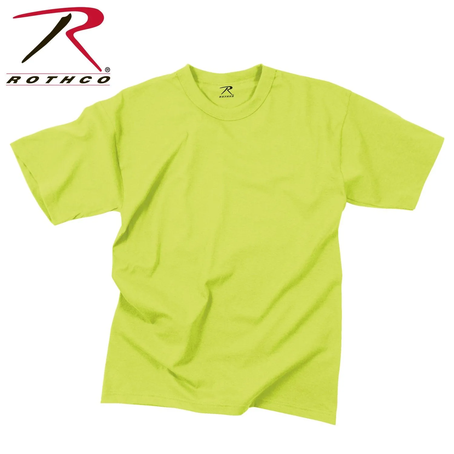 Solid Color T-Shirt with Cotton / Polyester Blend