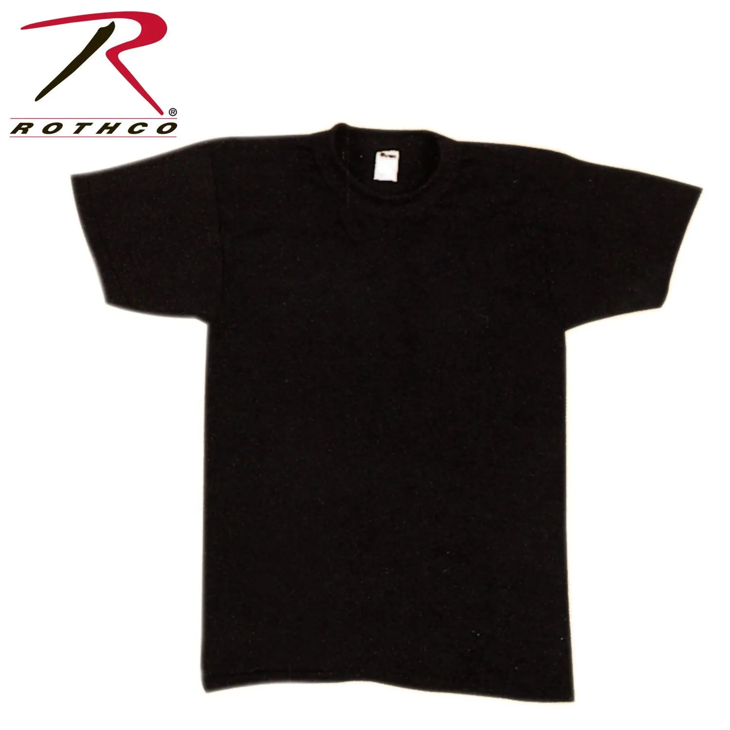 Solid Color T-Shirt with Cotton / Polyester Blend