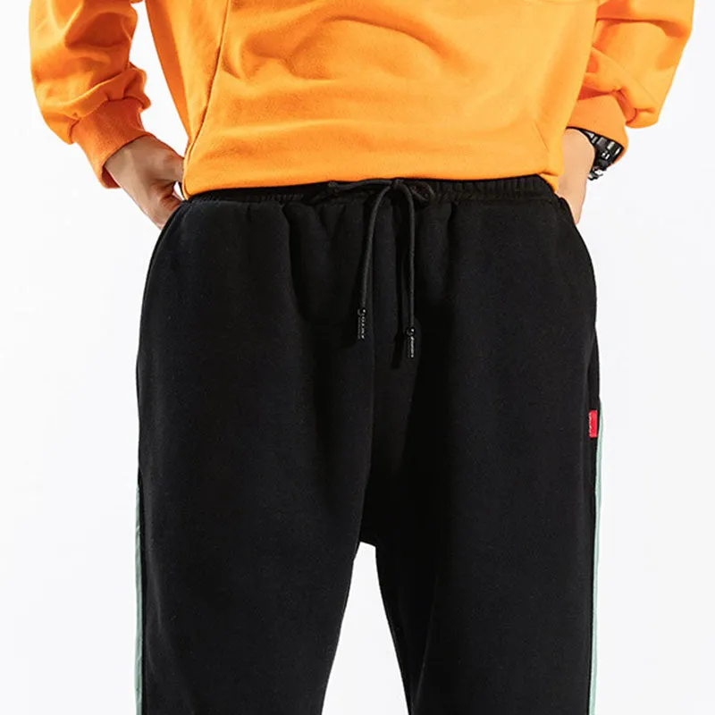 Spring New Stitching sweatpants