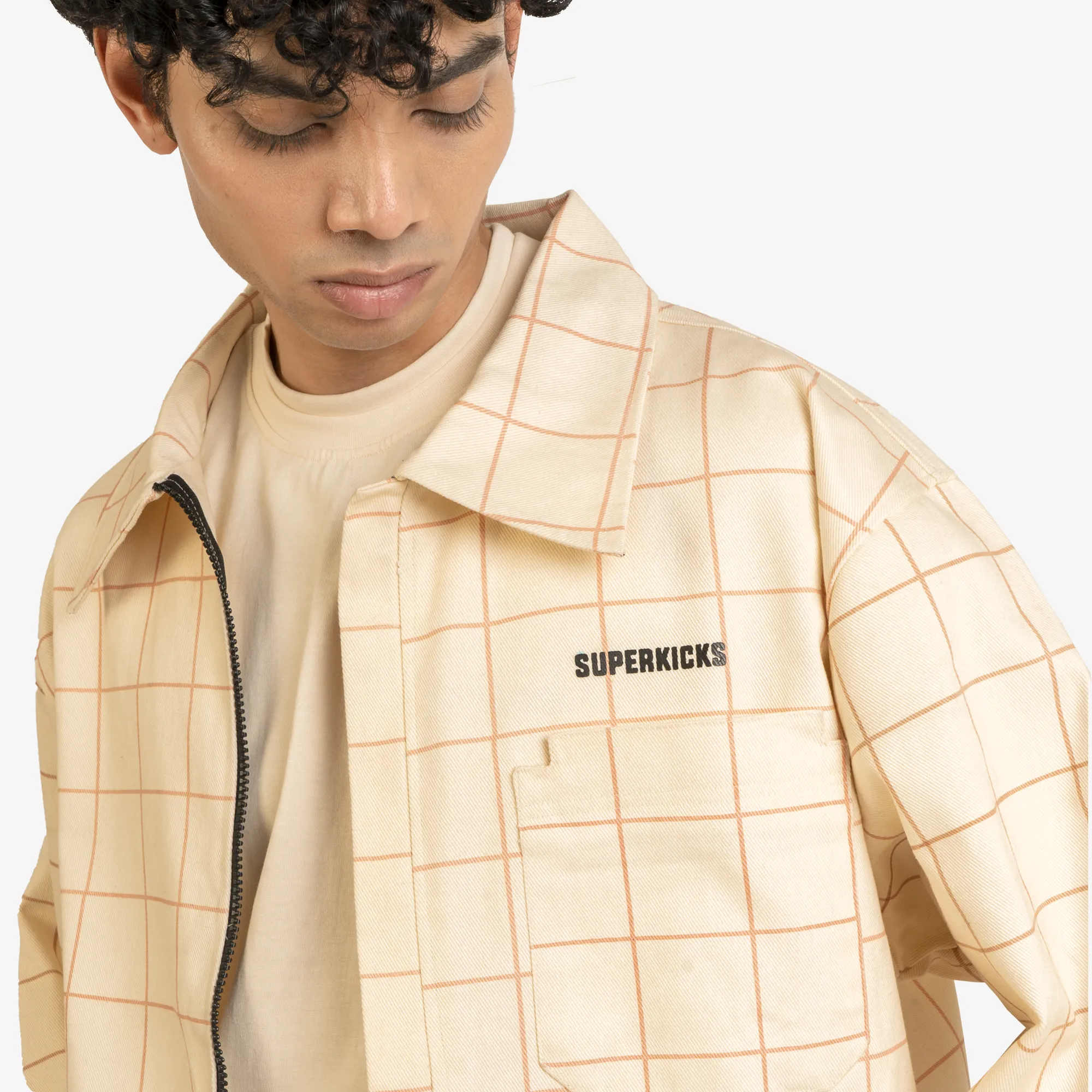 Superkicks | STARRY DISCO SHACKET  { PEACH