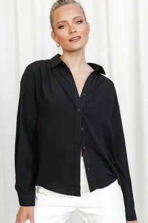 Swing Black Full Sleeve Shirt