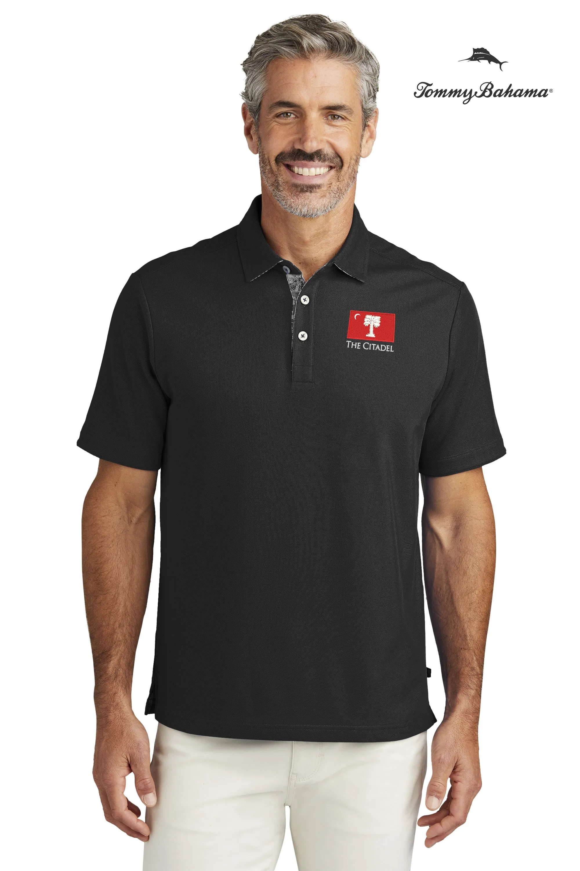 The Citadel, Big Red Flag, Tommy Bahama™ 5 O’Clock Polo- Limited Edition