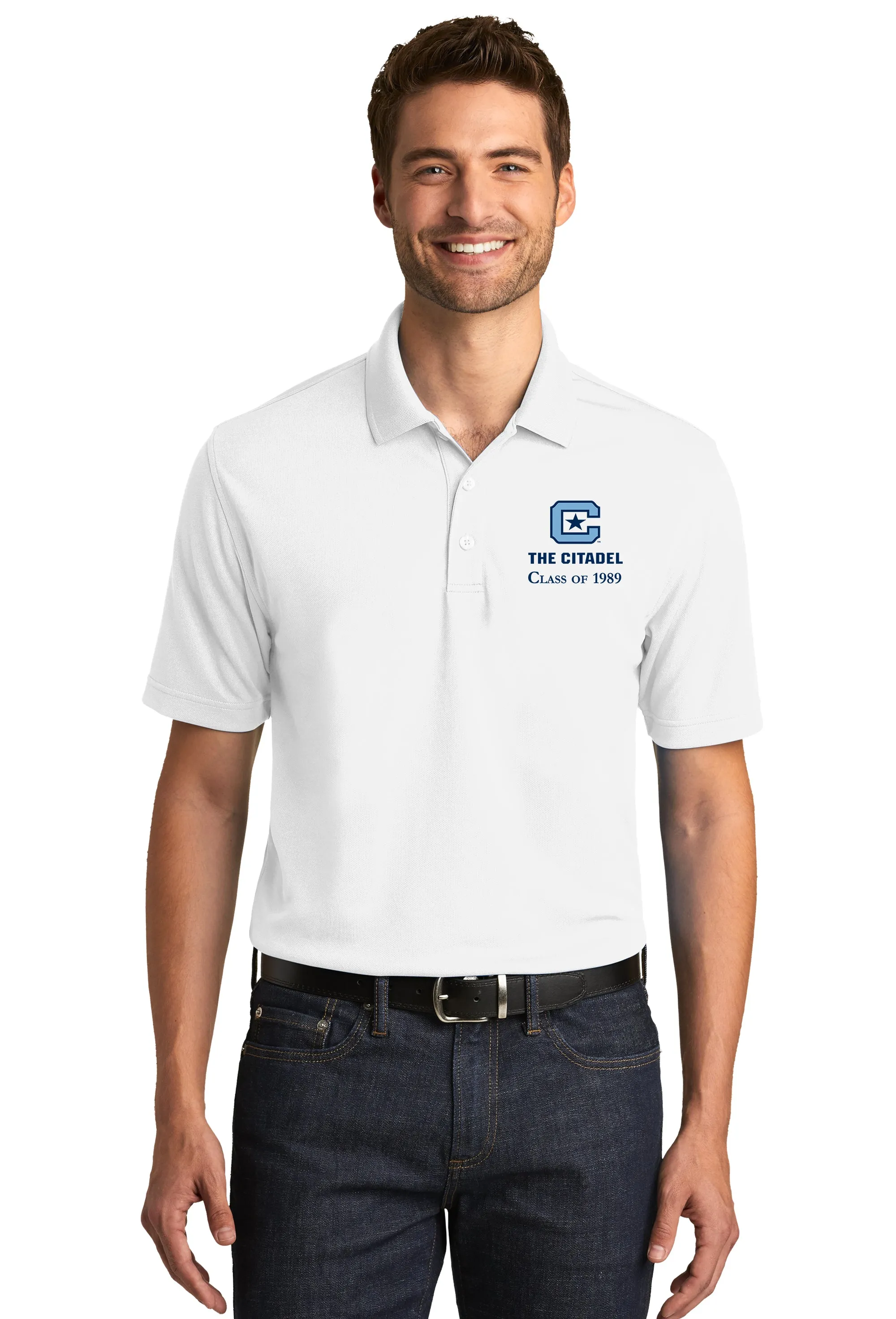 The Citadel, C Star, Class of 1989, UV Micro-Mesh Polo Shirt