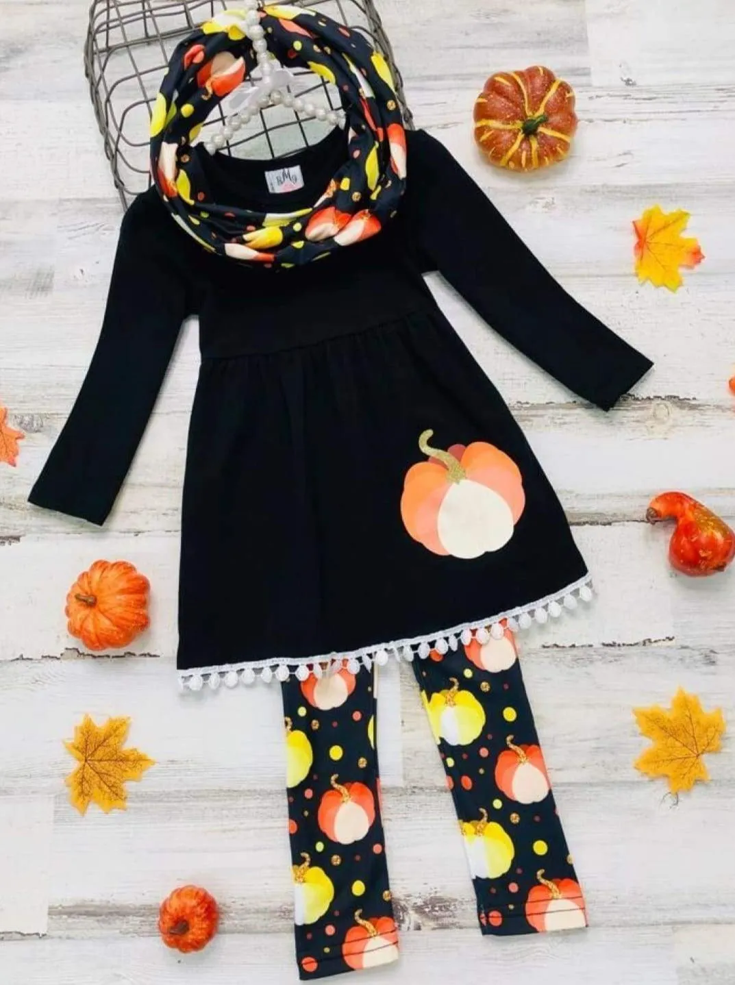 The Gourd Life Tunic, Leggings and Scarf Set