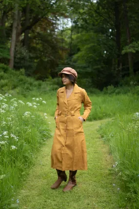 The Terra Tribe Mustard Summer Trench Coat