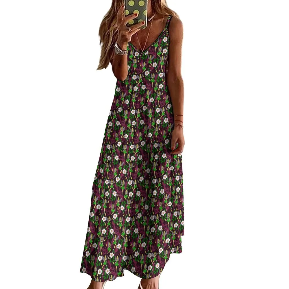 Tinker Bell Women's Summer Slip Long Dress