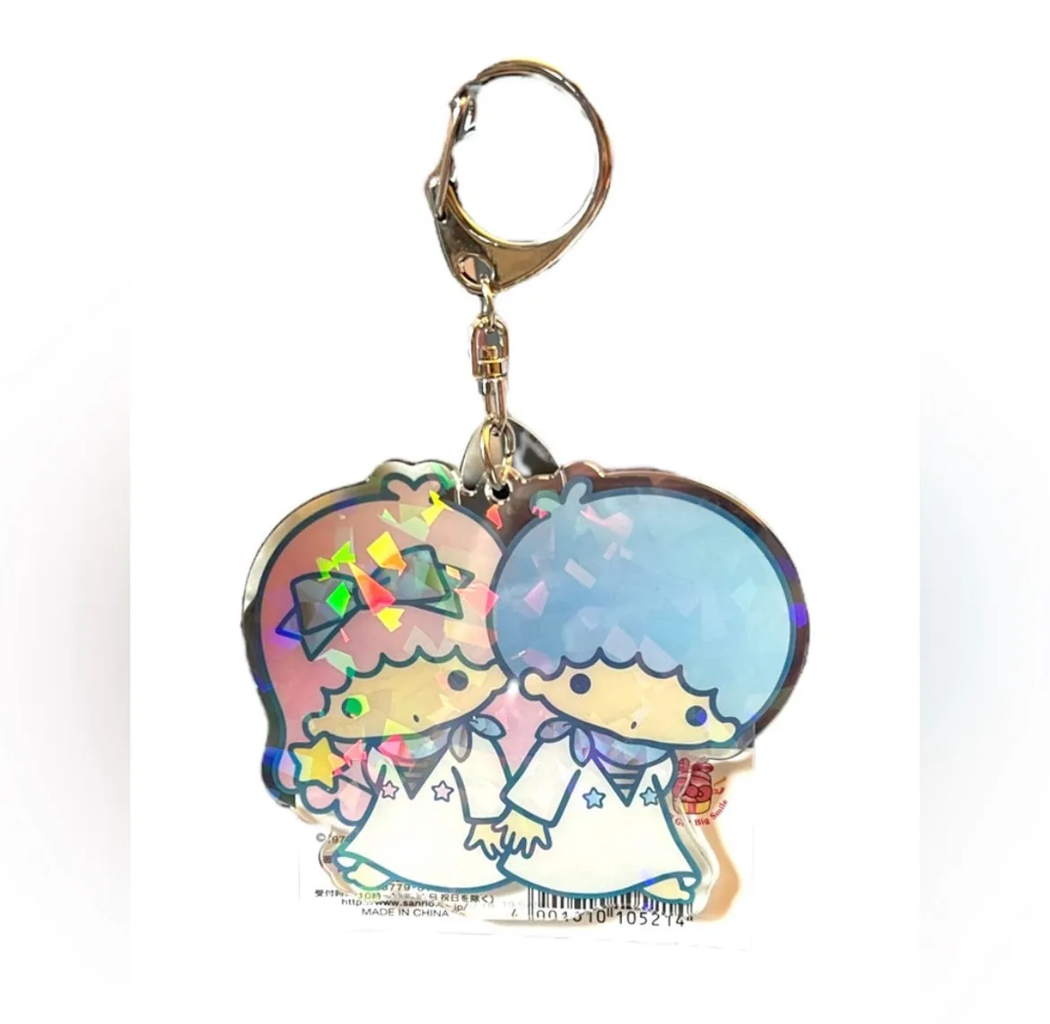 TuxedoSam Little Twin Stars My Melody Sparkly Keychain