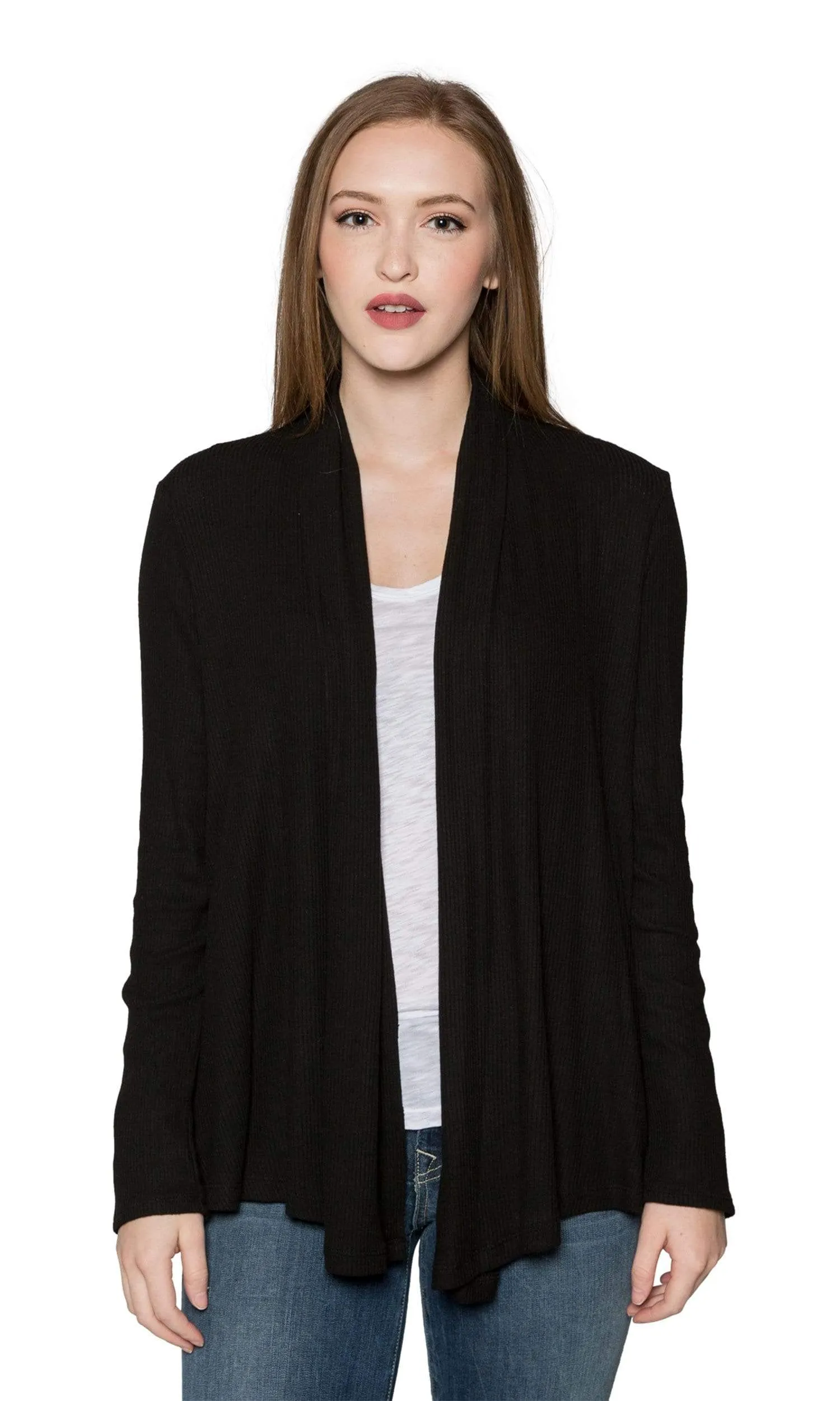 Velvet by Graham & Spencer Krystine Cozy Rib Cardigan