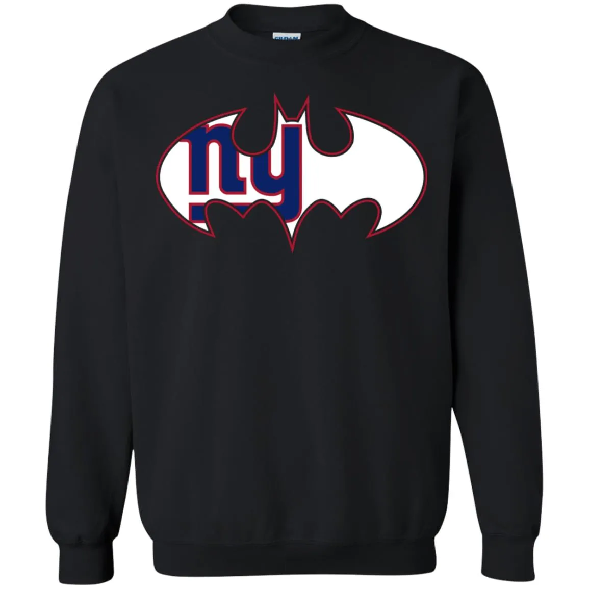 We Are The New York Giants Batman Nfl Mashup Crewneck Pullover Sweatshirt