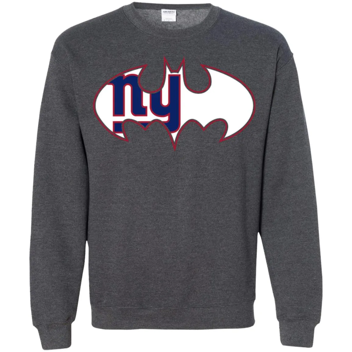 We Are The New York Giants Batman Nfl Mashup Crewneck Pullover Sweatshirt