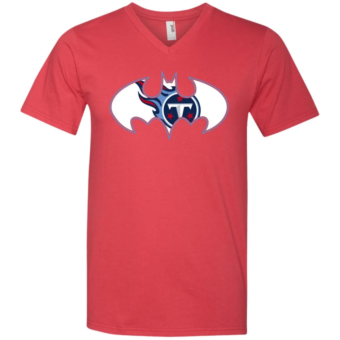 We Are The Tennessee Titans Batman Nfl Mashup Men V-Neck T-Shirt