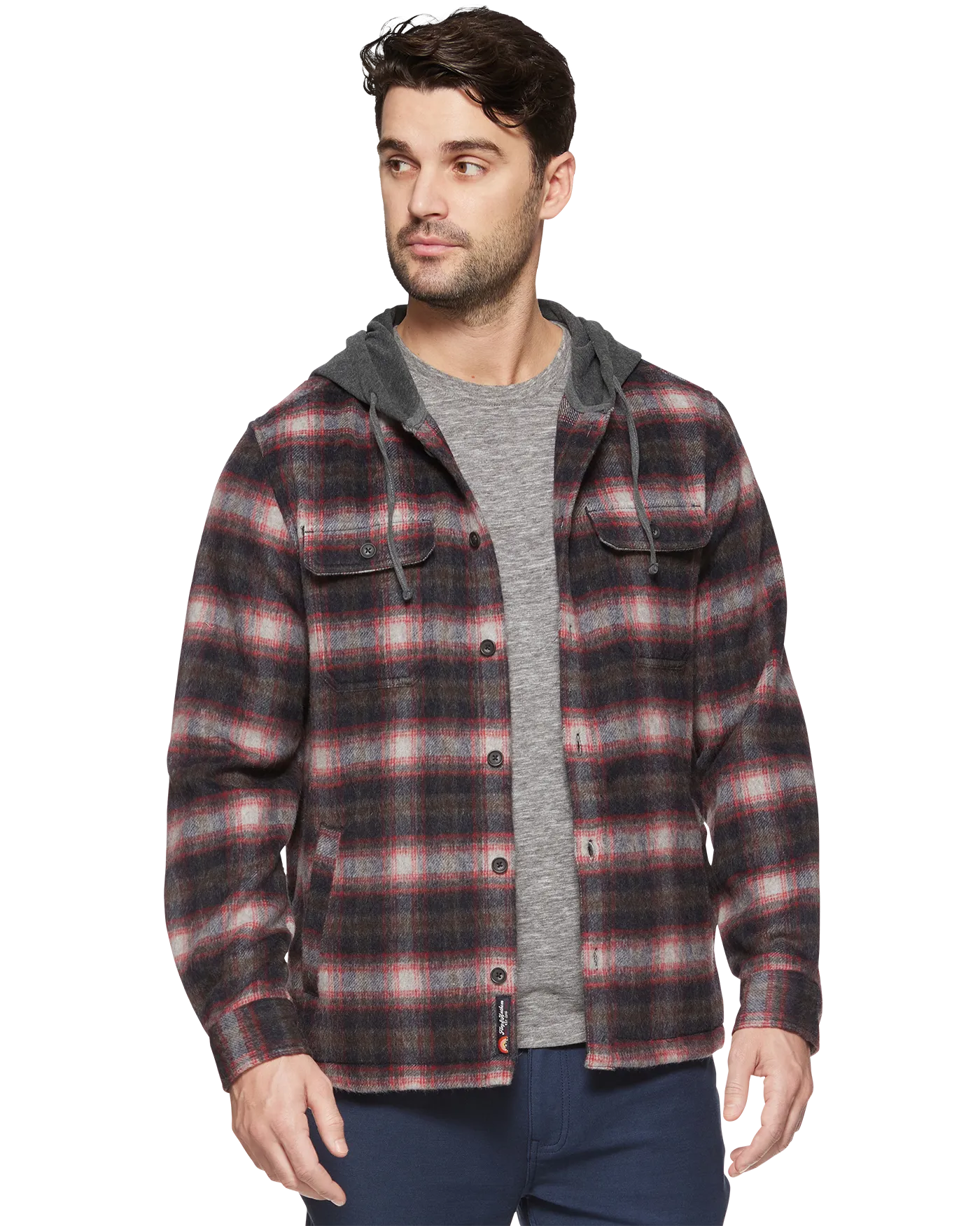 WHITEHALL HOODED SHIRT JACKET