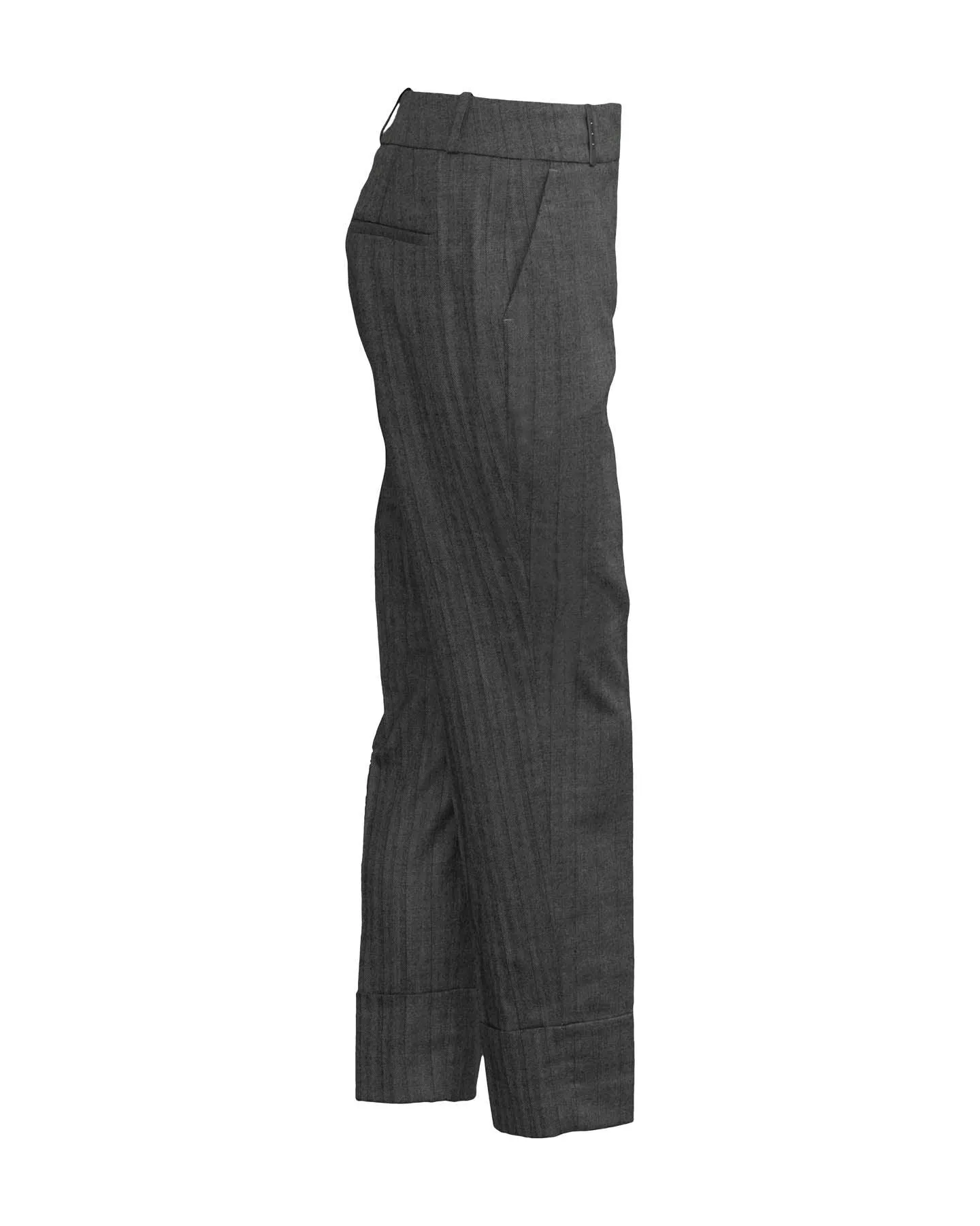 Wide Cuff Tailored Pants