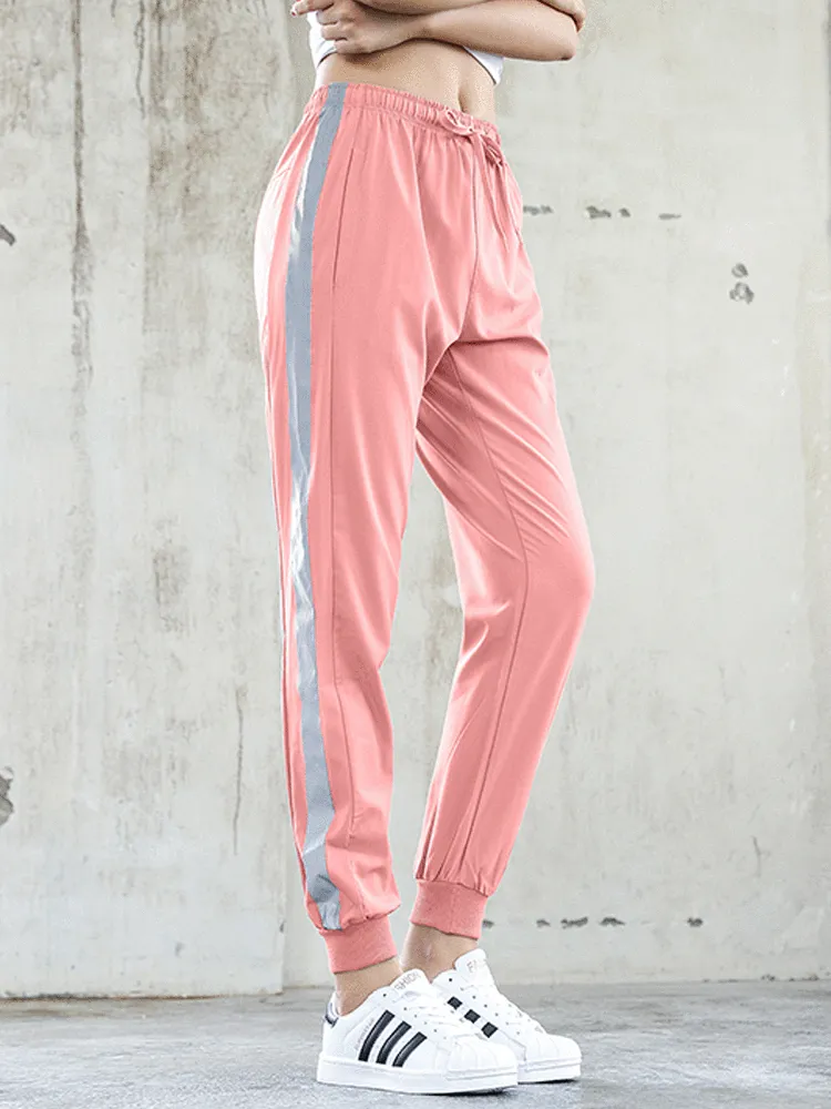 Women Sweatpants Ultralight, Reflective - One Stroke on Side