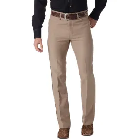 Wrangler Men's Tan Regular Fit High Rise Pants