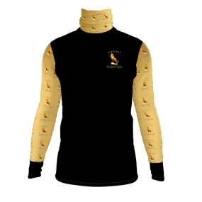 Yahusha-The Lion of Judah 01 Men's Designer Slim Fit Turtleneck Sweatshirt